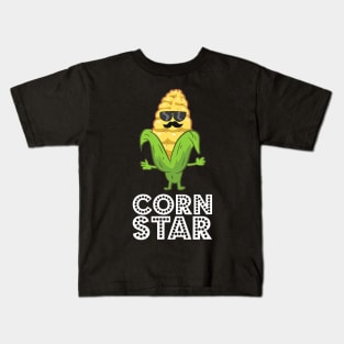 Corn Farmer Star With Sunglasses T-shirt Kids T-Shirt